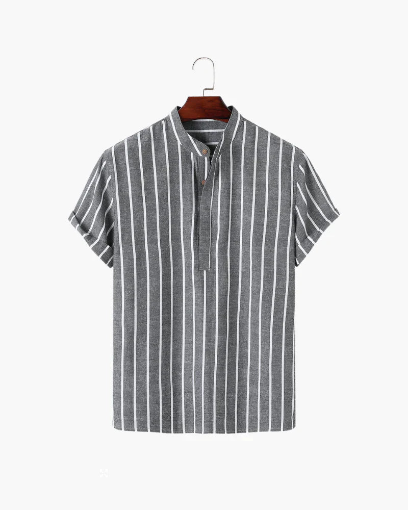 Vittorio Valbonne Striped Linen Shirt