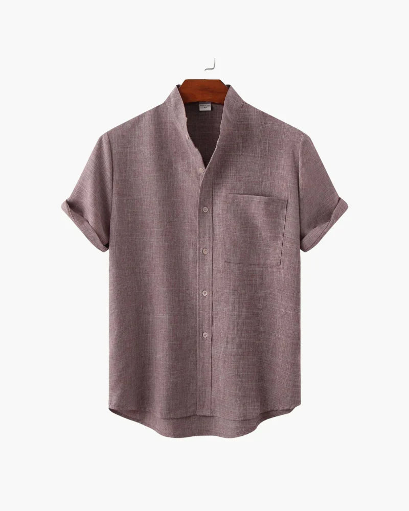 Vittorio Arthur Linen-Blend Shirt