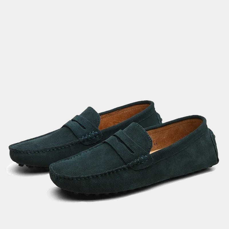 Vittorio Ravello Suede Loafers