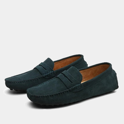 Vittorio Ravello Suede Loafers
