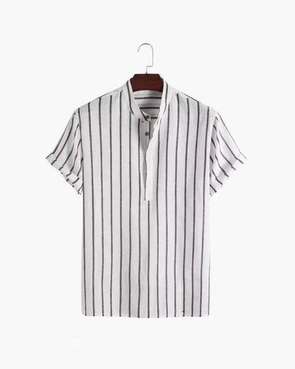 Vittorio Valbonne Striped Linen Shirt