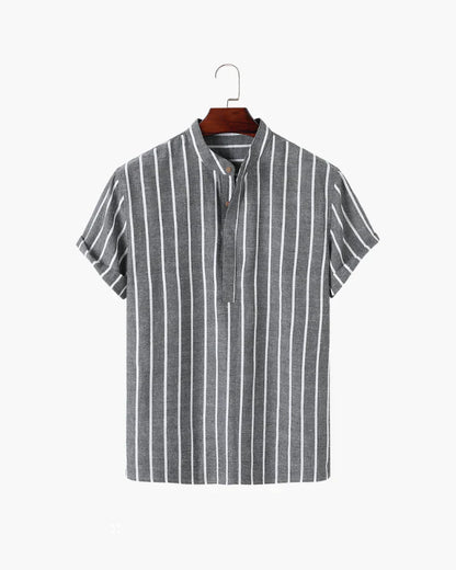 Vittorio Valbonne Striped Linen Shirt