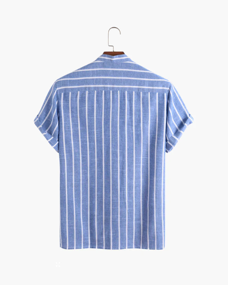 Vittorio Valbonne Striped Linen Shirt