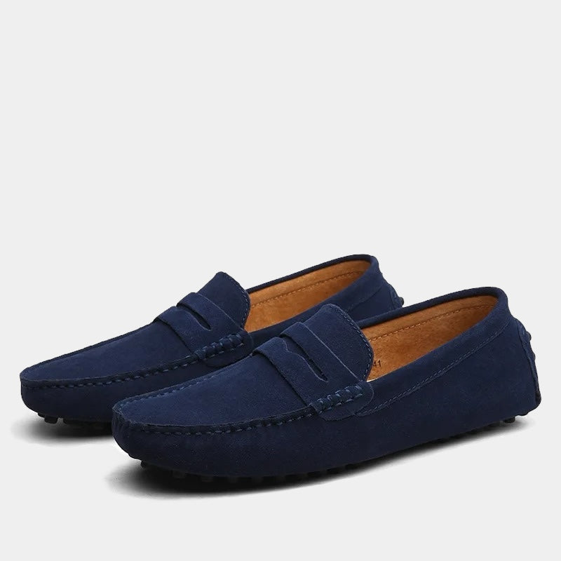 Vittorio Ravello Suede Loafers