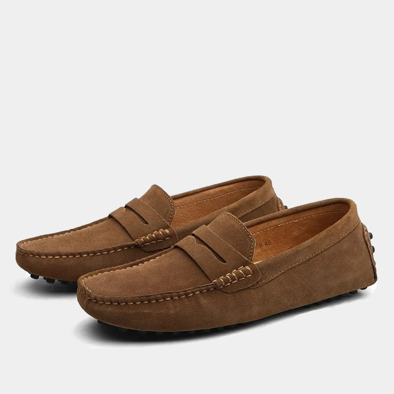 Vittorio Ravello Suede Loafers