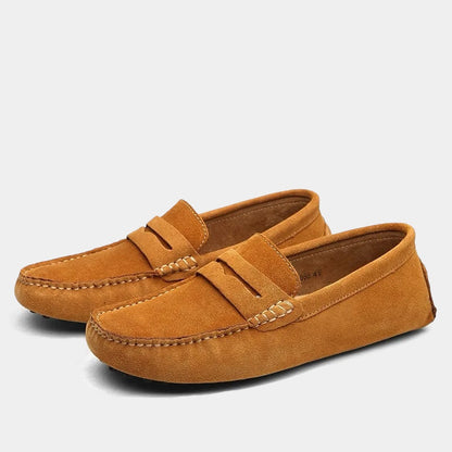 Vittorio Ravello Suede Loafers