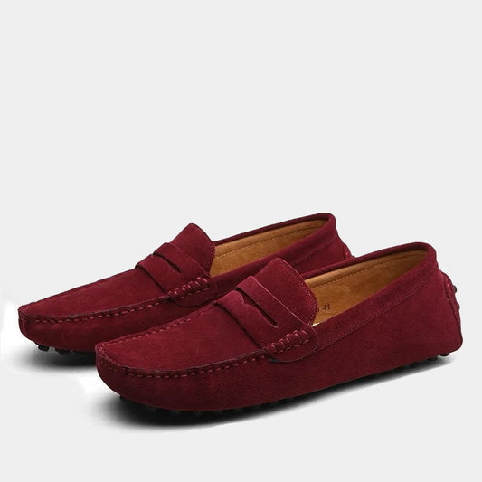 Vittorio Ravello Suede Loafers