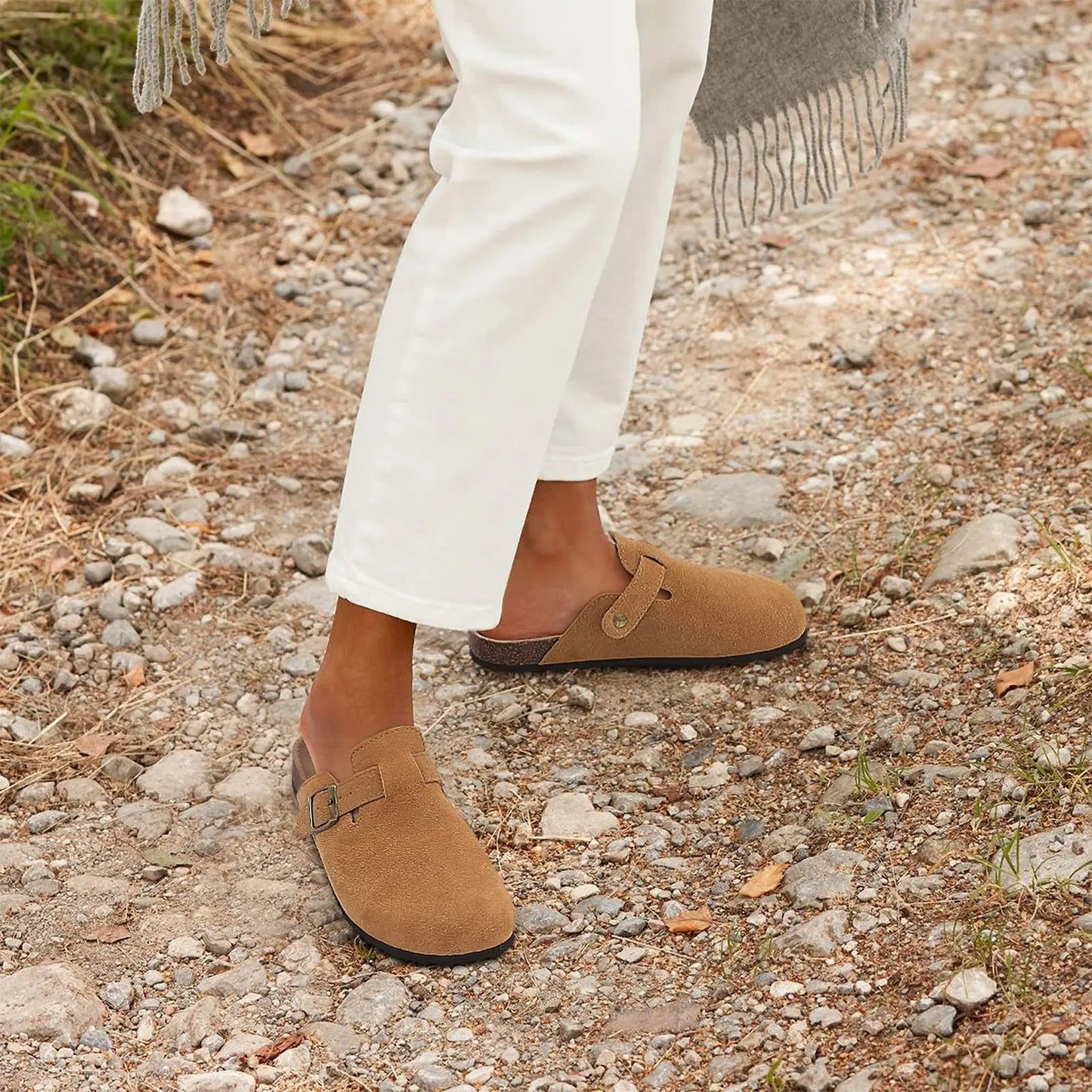 Vittorio Torino Suede Clogs