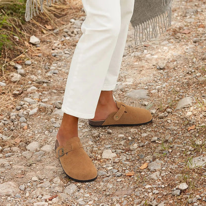 Vittorio Torino Suede Clogs