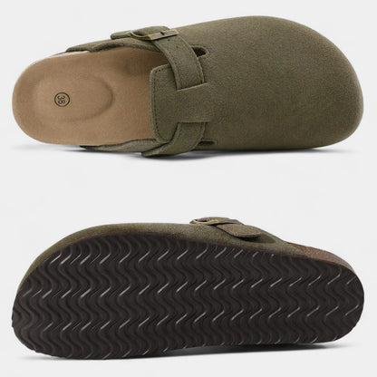 Vittorio Torino Suede Clogs