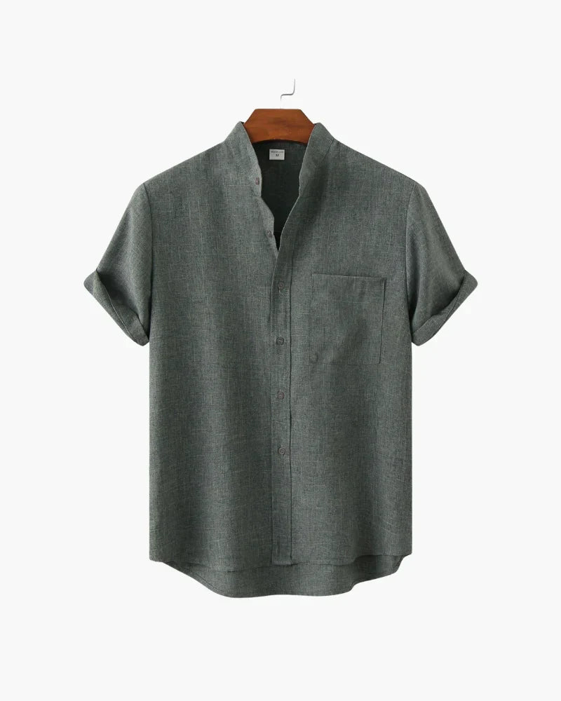 Vittorio Arthur Linen-Blend Shirt