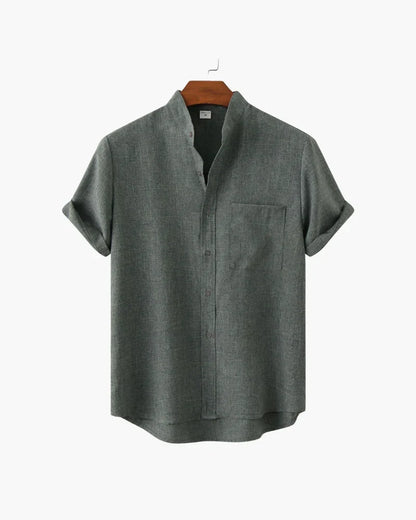 Vittorio Arthur Linen-Blend Shirt