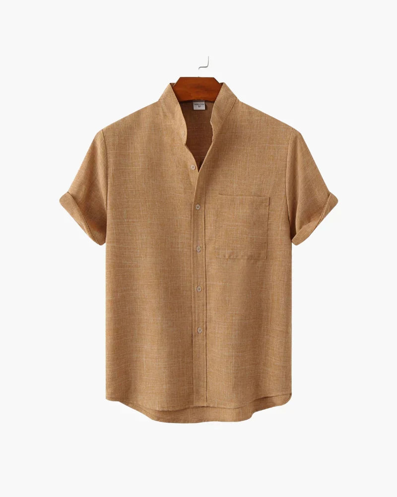 Vittorio Arthur Linen-Blend Shirt