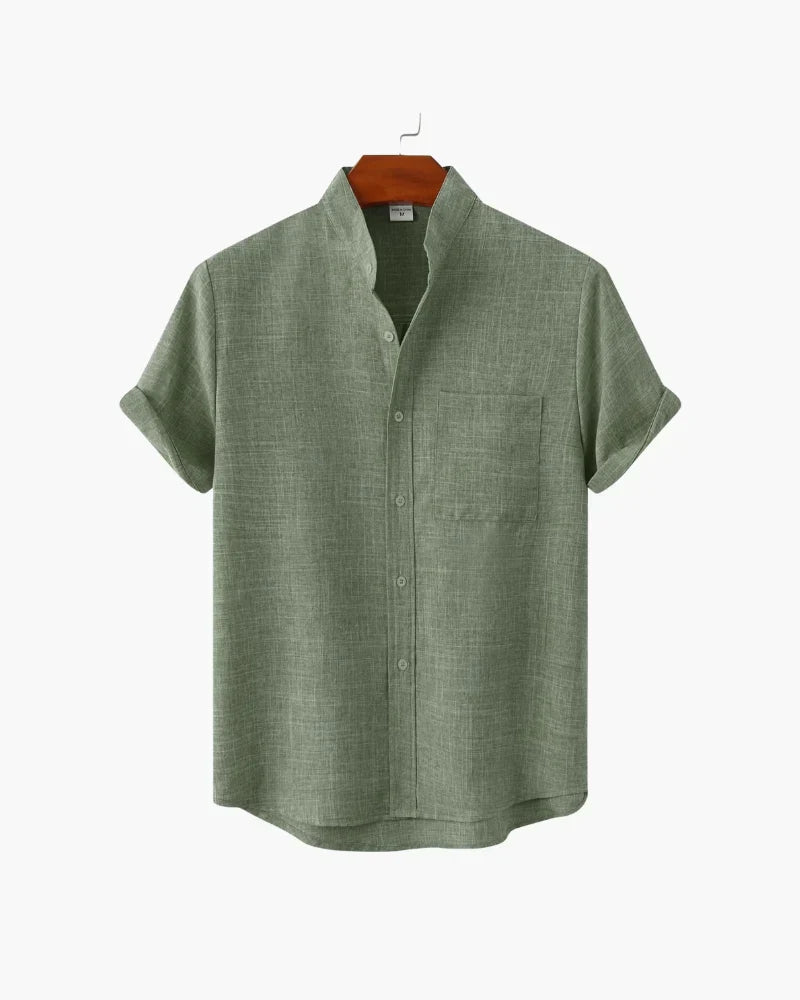 Vittorio Arthur Linen-Blend Shirt