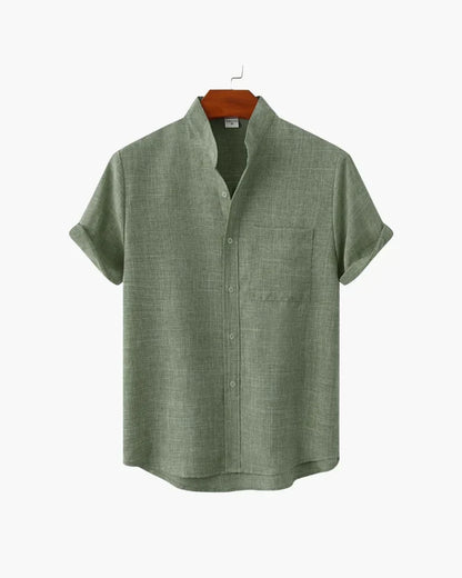 Vittorio Arthur Linen-Blend Shirt