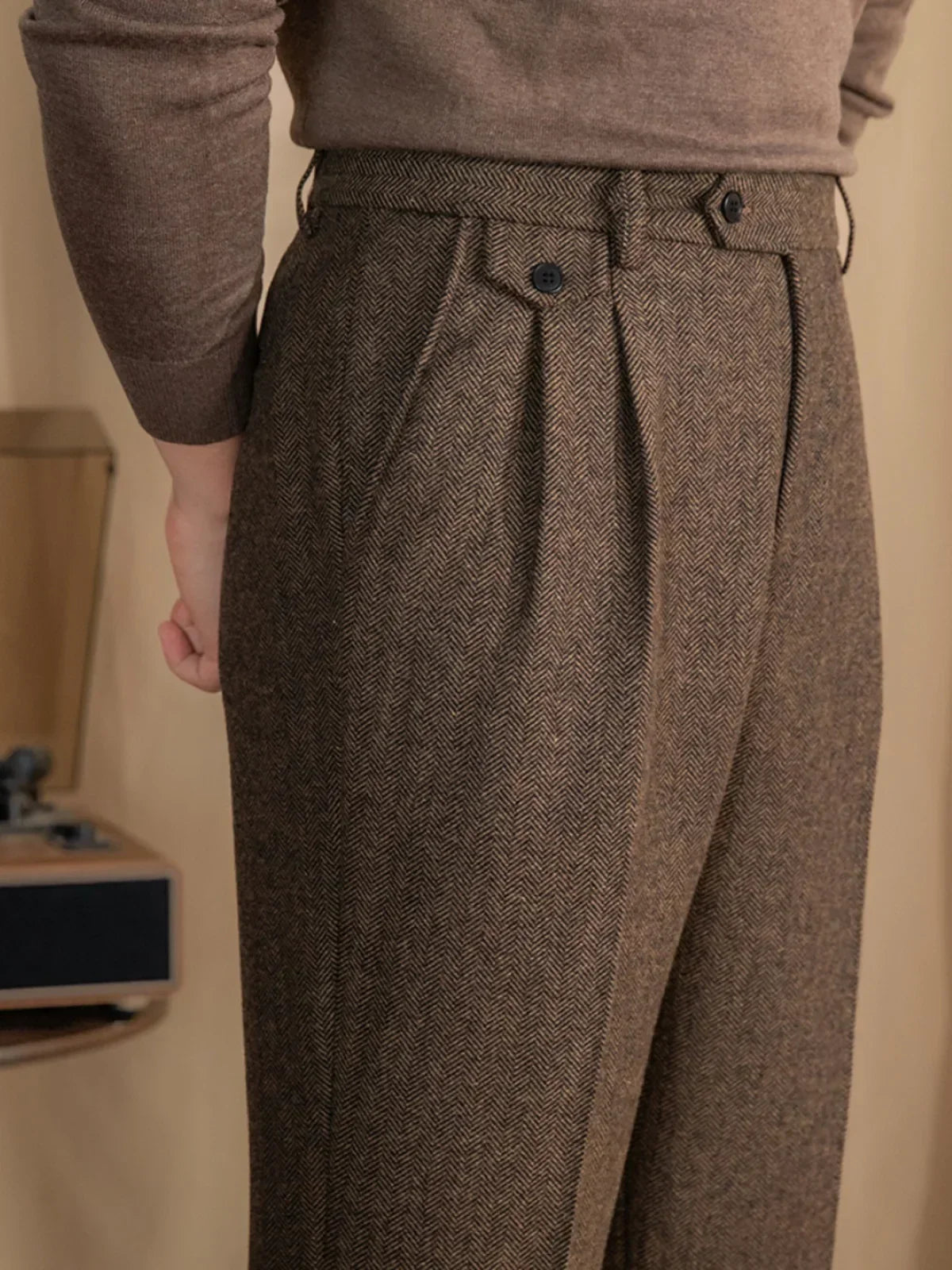 Vittorio Marcel Wool Trousers