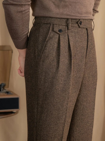 Vittorio Marcel Wool Trousers