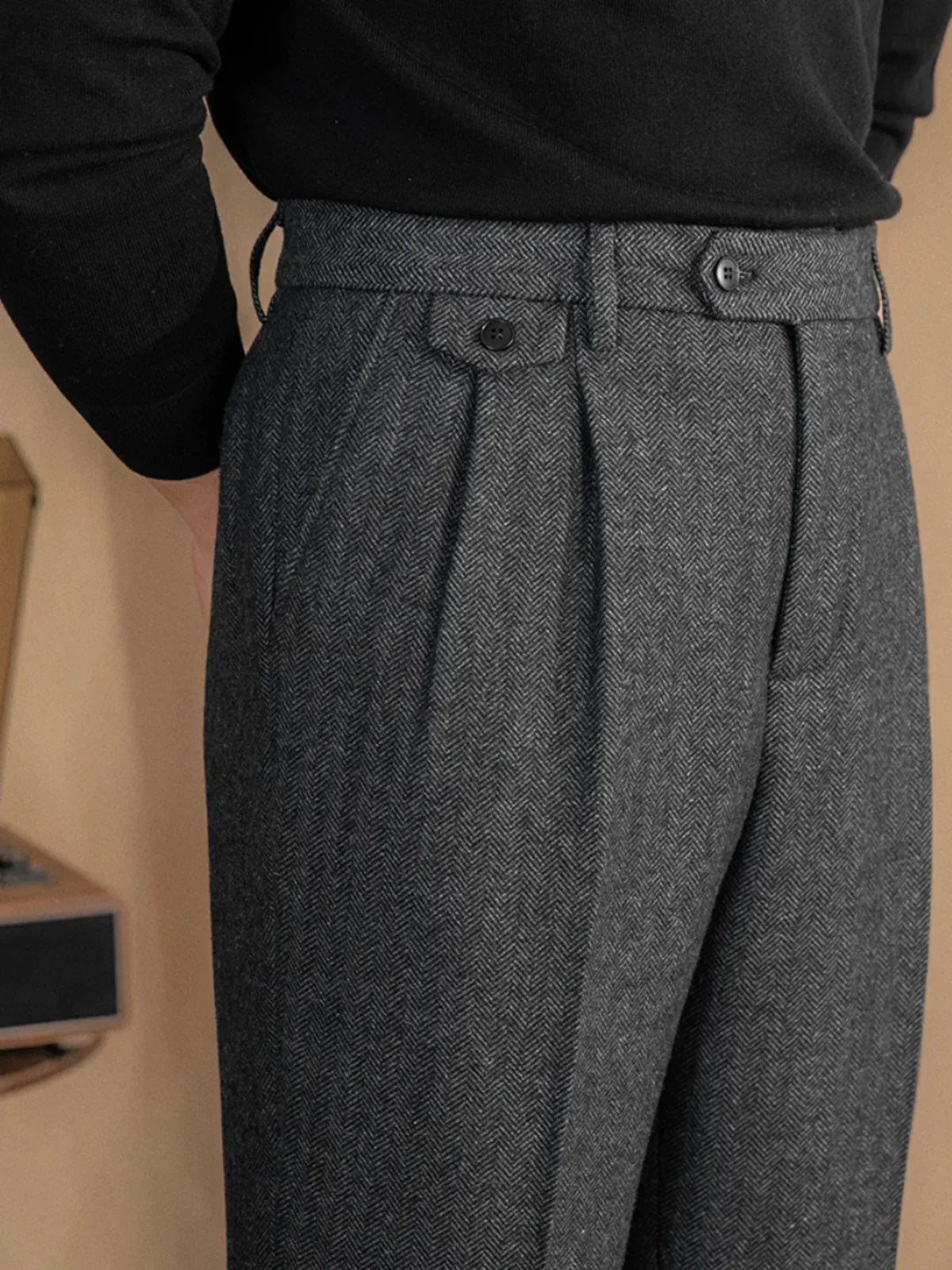 Vittorio Marcel Wool Trousers