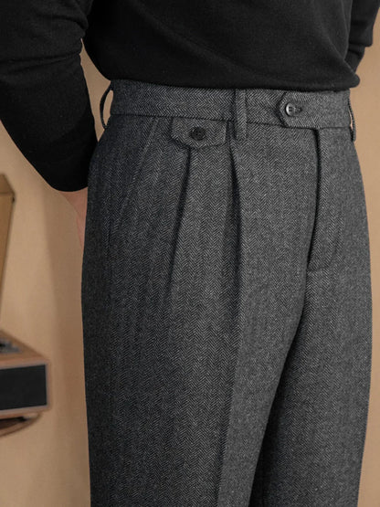 Vittorio Marcel Wool Trousers