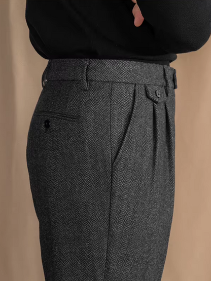 Vittorio Marcel Wool Trousers