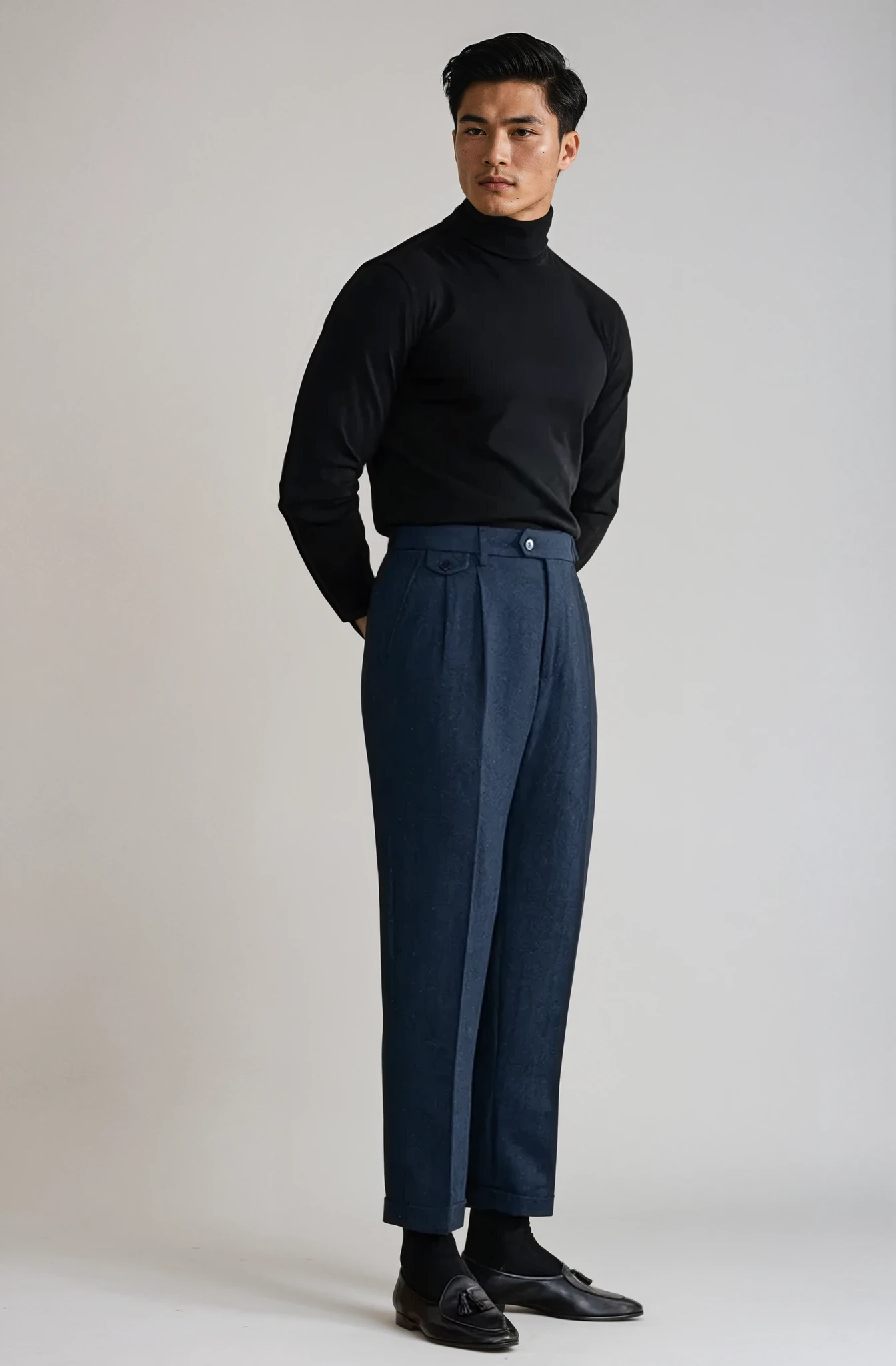 Vittorio Marcel Wool Trousers