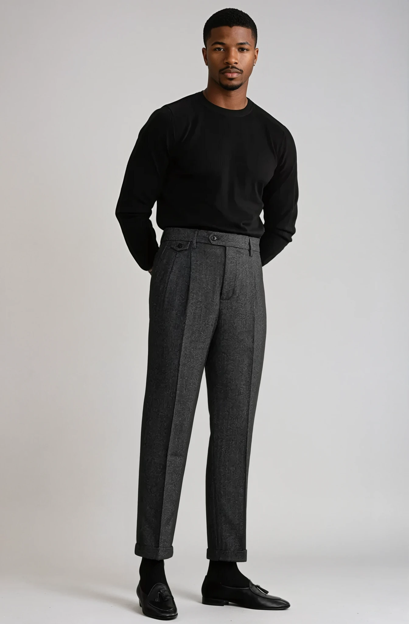 Vittorio Marcel Wool Trousers