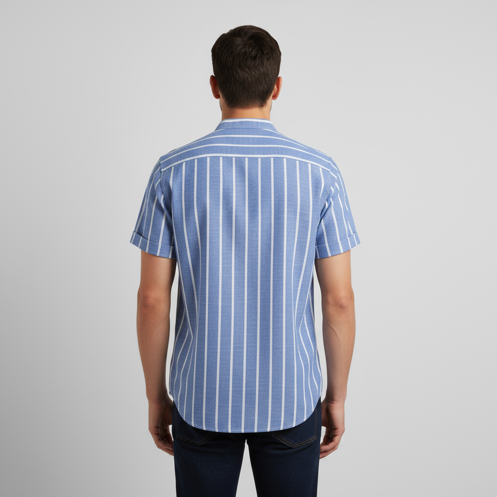 Vittorio Valbonne Striped Linen Shirt