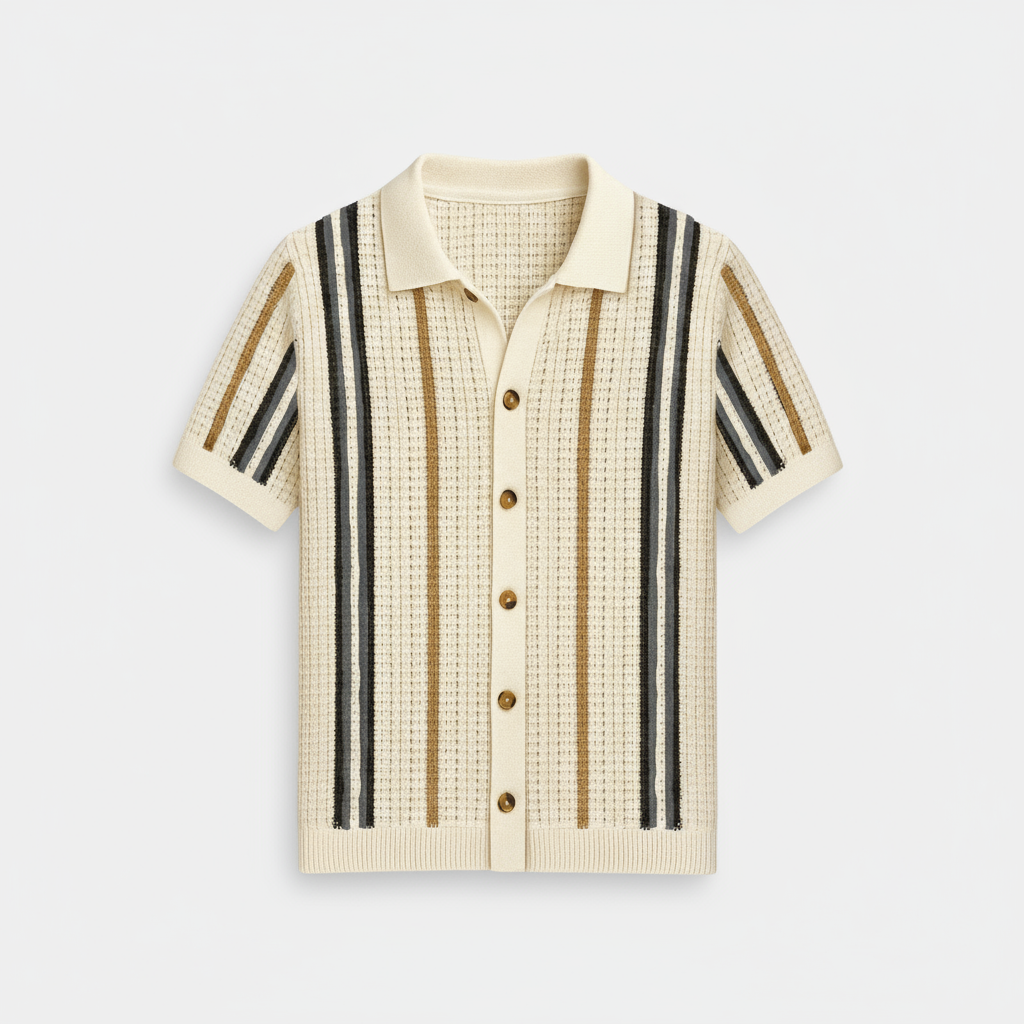 Vittorio Beniros Open-Weave Shirt
