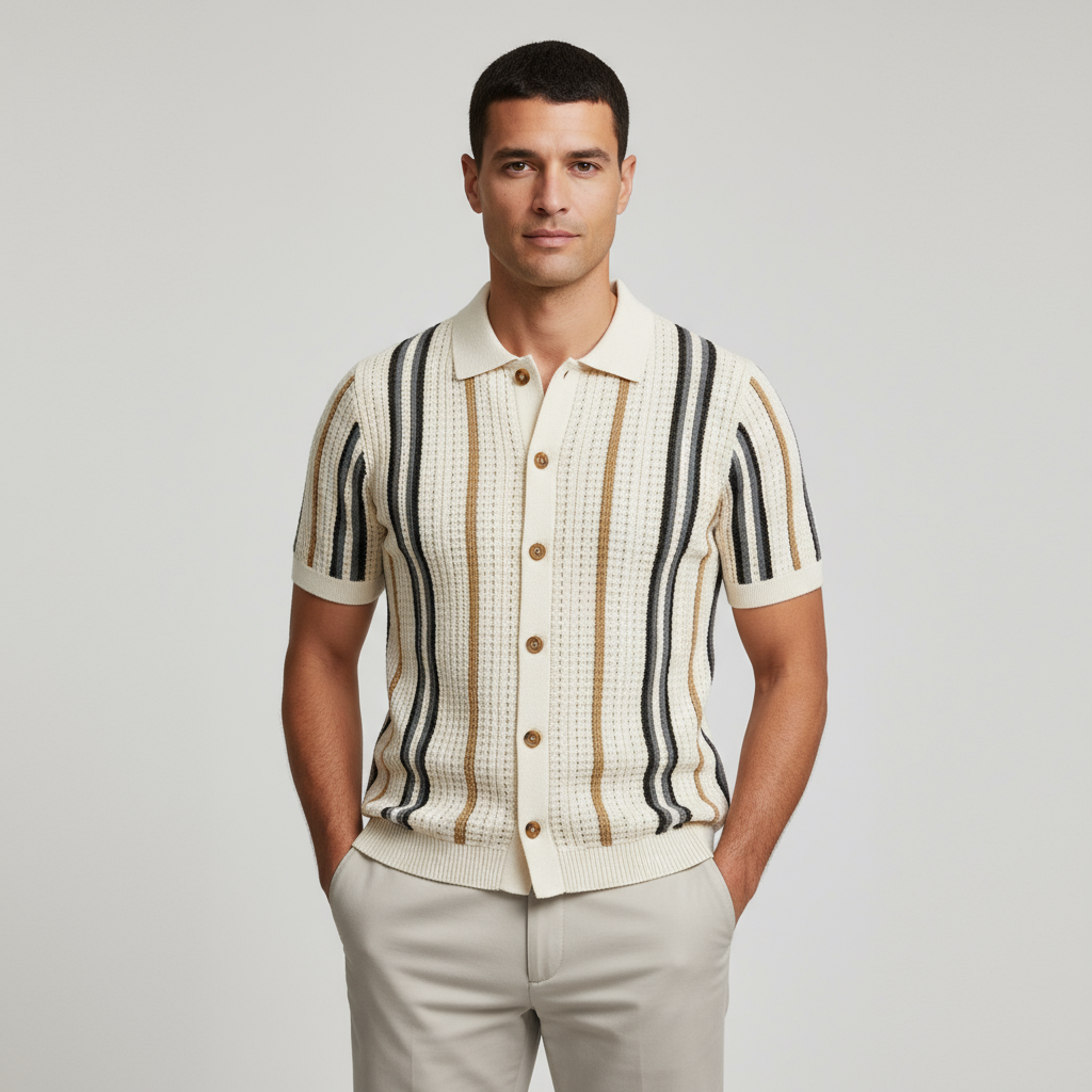 Vittorio Beniros Open-Weave Shirt