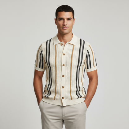 Vittorio Beniros Open-Weave Shirt