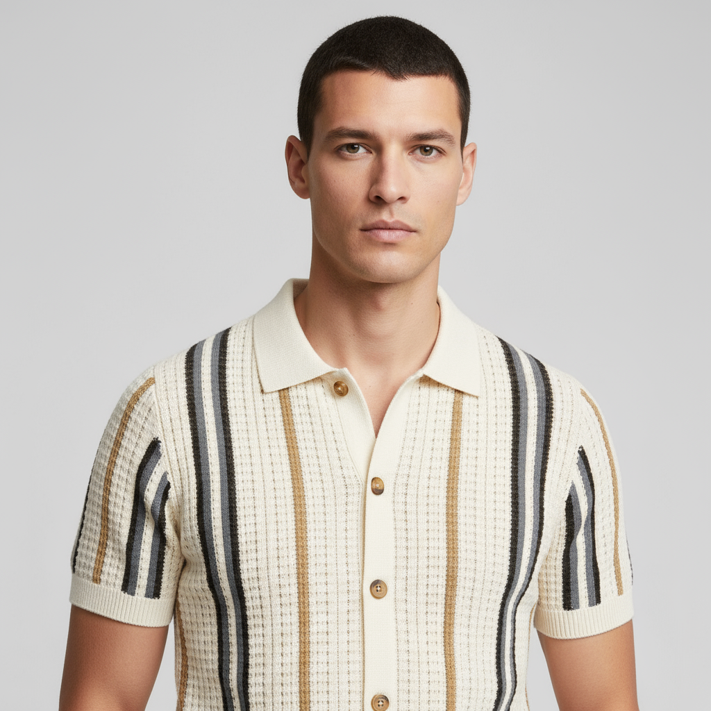 Vittorio Beniros Open-Weave Shirt