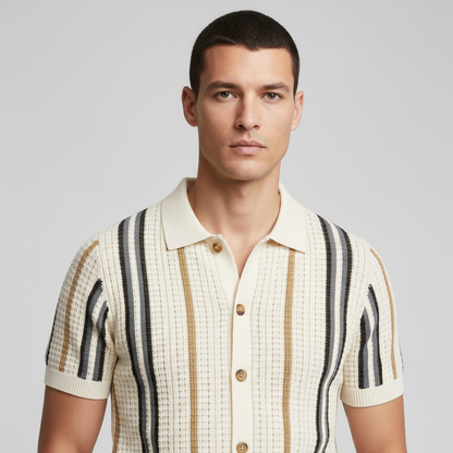 Vittorio Beniros Open-Weave Shirt