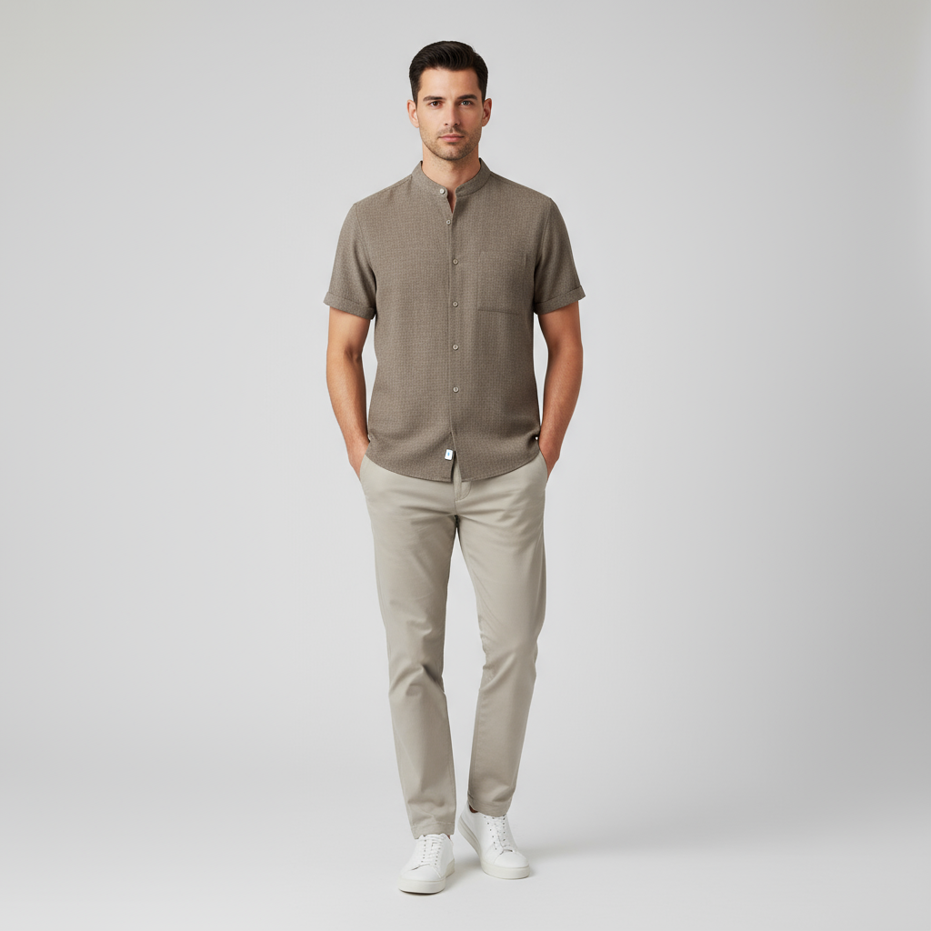 Vittorio Arthur Linen-Blend Shirt