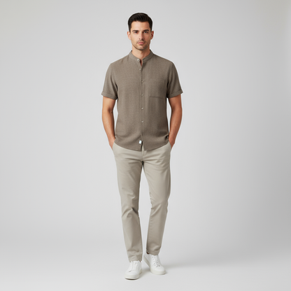 Vittorio Arthur Linen-Blend Shirt
