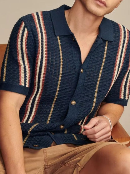 Vittorio Beniros Open-Weave Shirt
