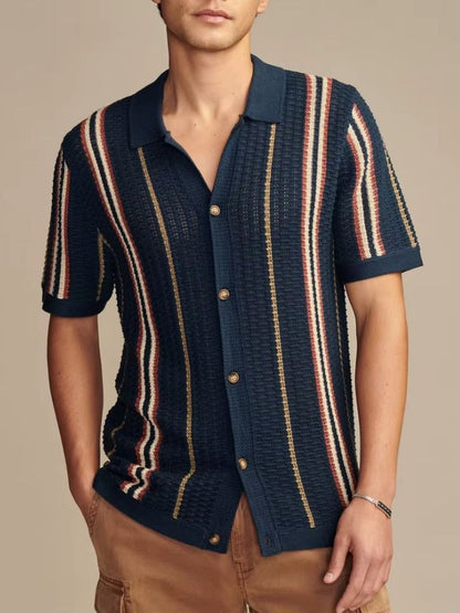 Vittorio Beniros Open-Weave Shirt